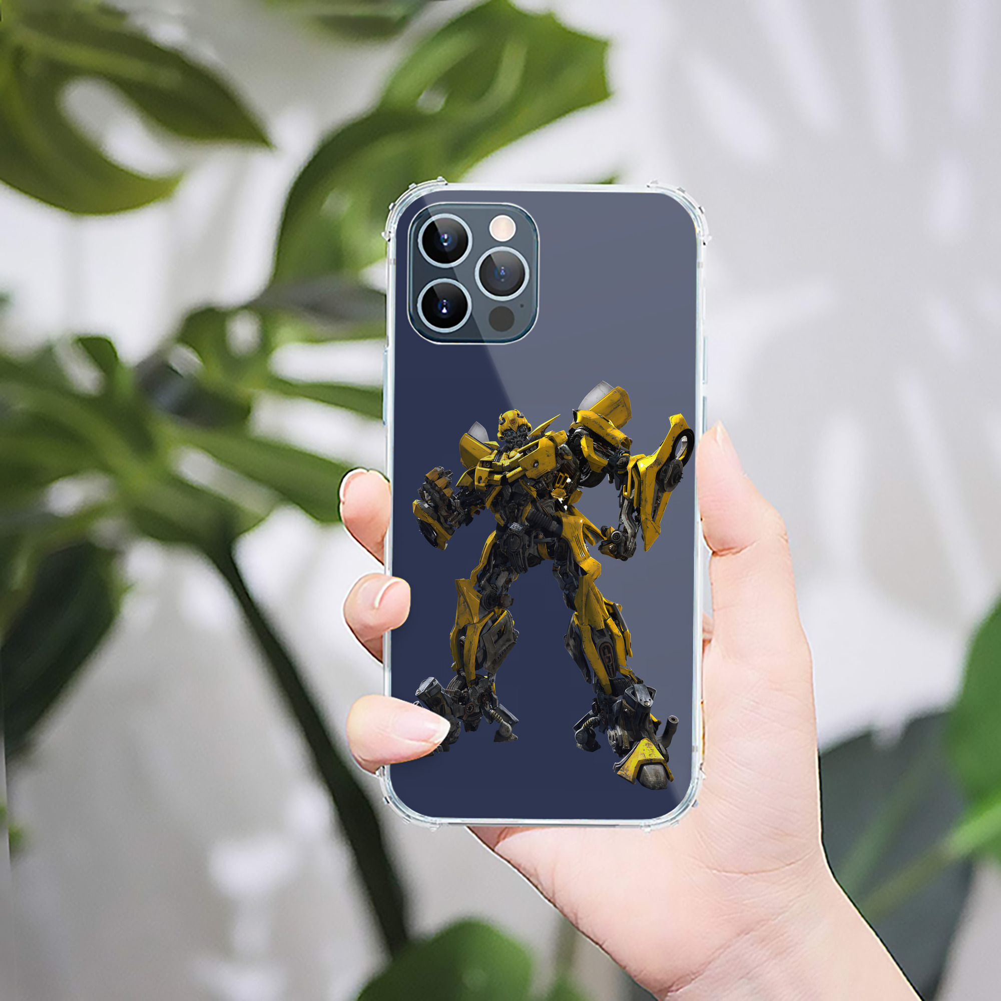 （画像用） Transformers トランスフォーマー 【iPhone 12シリーズ対応】透明スマホケース（クリアソフトケース）